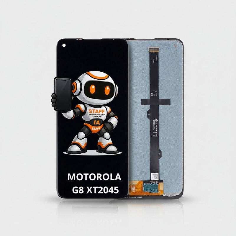 Pantalla Motorola G8 Xt2045 Alta Calidad Premium Negro