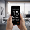 Pantalla iPhone 15 Pro Max Soft OLED GX Negra | Display + Táctil