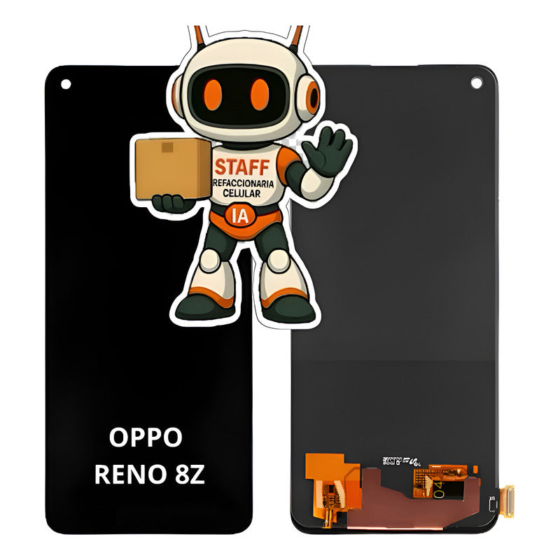 Pantalla Compatible Oppo Reno 8z Oled Alta  Calidad Premium Negro