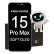 Pantalla iPhone 15 Pro Max Soft OLED GX Negra | Display + Táctil