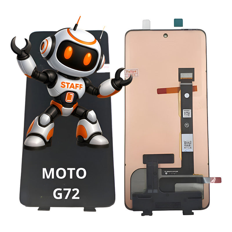 Pantalla Compatible Con Motorola G72 Calidad Incell Negro