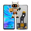 Pantalla Compatible Tecno Spark 20c  Alta Calidad Premium Negro