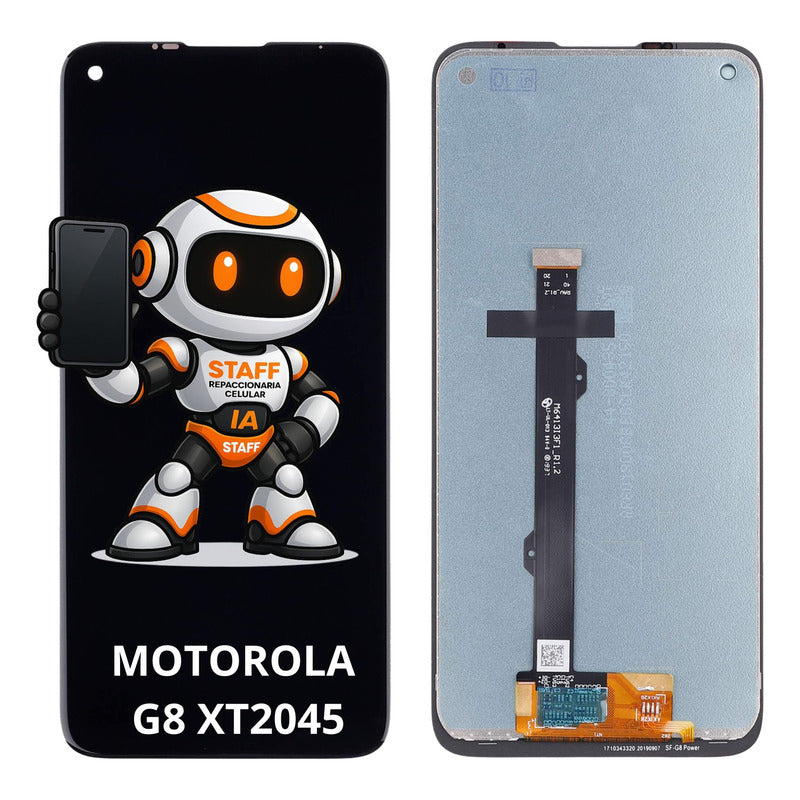 Pantalla Motorola G8 Xt2045 Alta Calidad Premium Negro