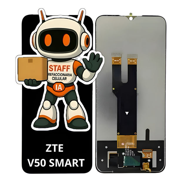 Pantalla Compatible Zte V50 Smart Alta Calidad Premium Negro