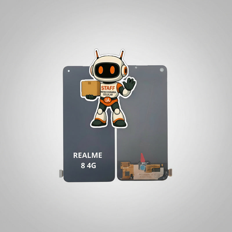 Pantalla Compatible Realme 8 4g Oled Alta Calidad Premium Negro