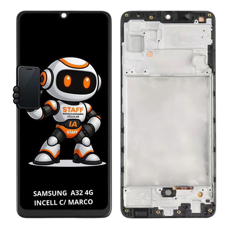 Pantalla Samsung A32 4g Incell C/ Marco Calidad Premium Negro