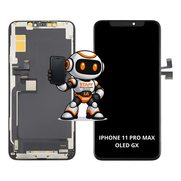 Pantalla iPhone 11 Pro Max Calidad Oled Gx Calidad Premium Negro