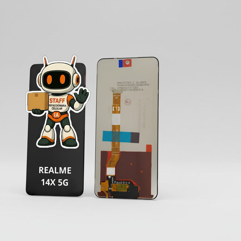 Pantalla Compatible Realme 14x 5g  Alta Calidad Premium Negro
