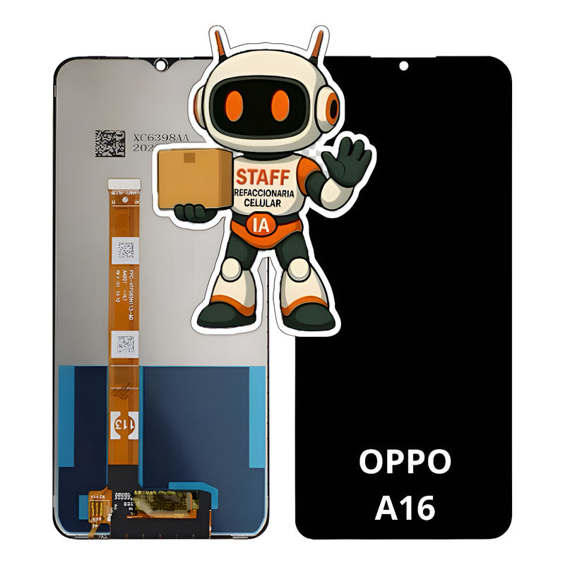 Pantalla Compatible Oppo A16 /a16s  Alta Calidad Premium Negro