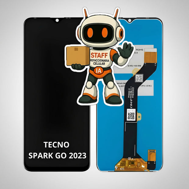 Pantalla Compatible Tecno Spark Go 2023 Alta Calidad Premium Negro