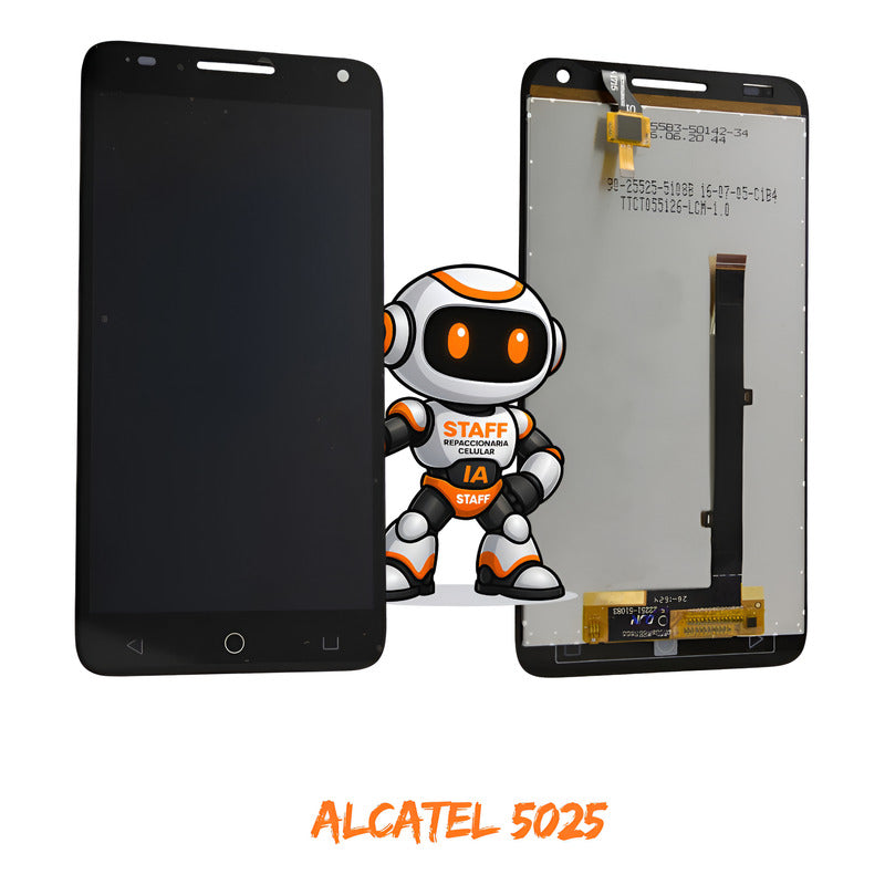 Pantalla Alcatel 5025 Pop 3 Negro Negro