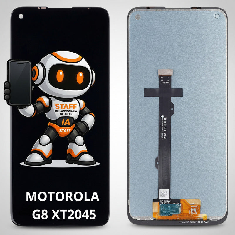 Pantalla Motorola G8 Xt2045 Alta Calidad Premium Negro