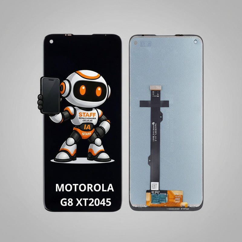 Pantalla Motorola G8 Xt2045 Alta Calidad Premium Negro