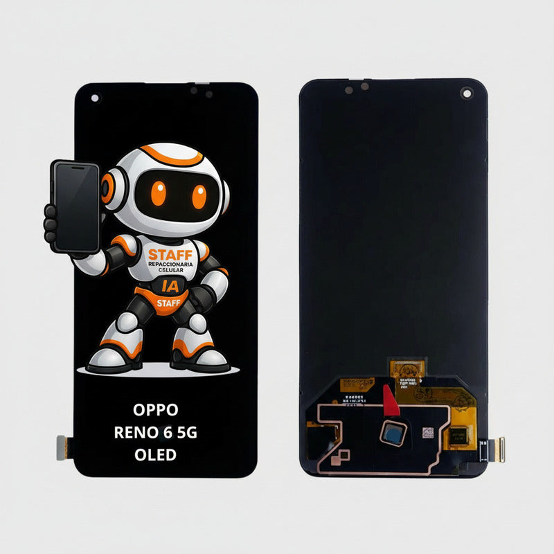 Pantalla Oppo Reno 6 5g Oled Cph2235 Alta Calidad Premium Negro