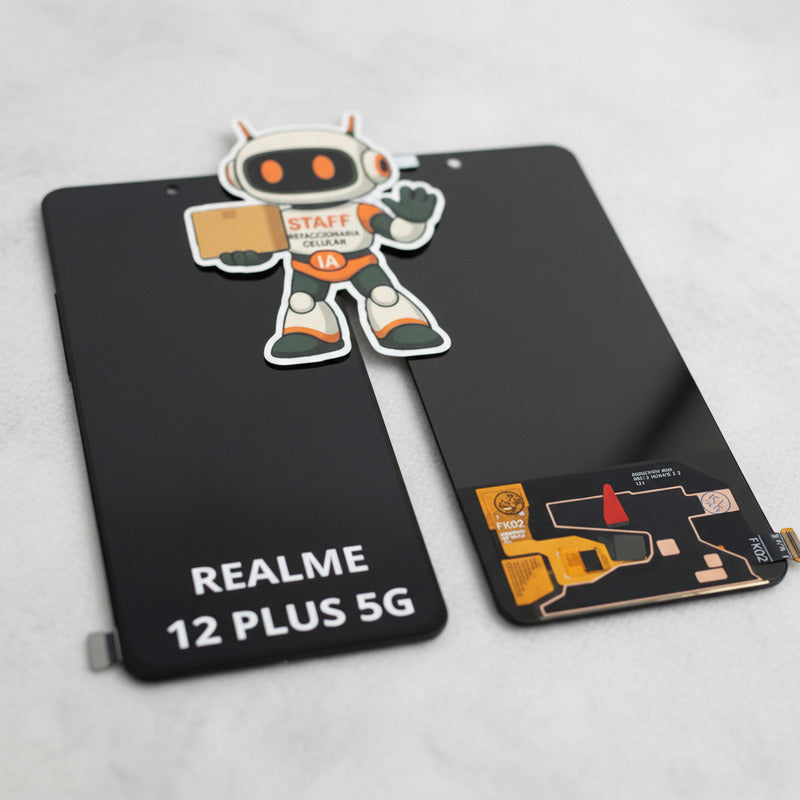 Pantalla Realme 12 Plus 5g Rmx3867 Oled Marco Alta Calidad Negro