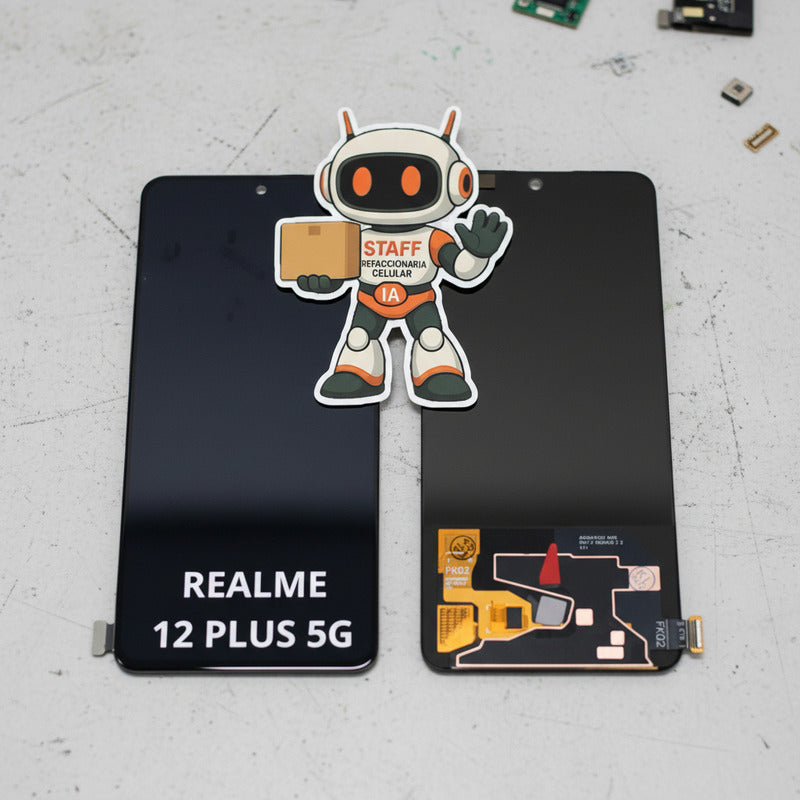 Pantalla Realme 12 Plus 5g Rmx3867 Oled Marco Alta Calidad Negro
