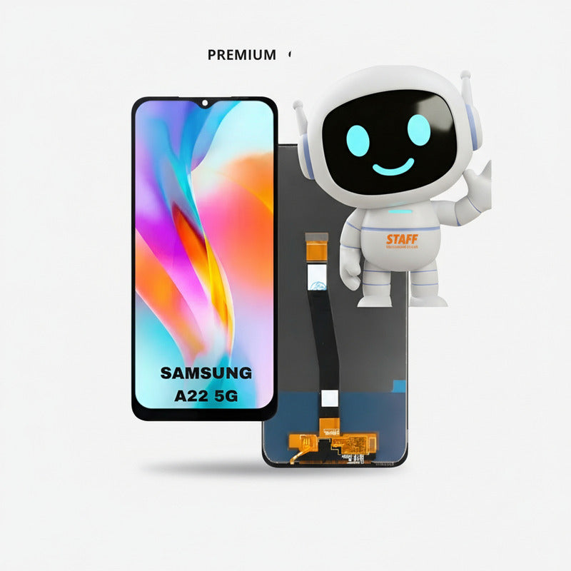 Pantalla Samsung  A22 5g   Calidad Premium Negro