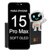 Pantalla iPhone 15 Pro Max Soft OLED GX Negra | Display + Táctil