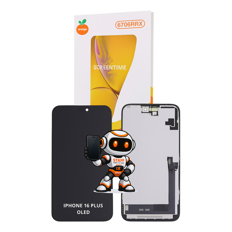 Pantalla iPhone 16 Plus Oled Soft Alta Calidad Premium Negro