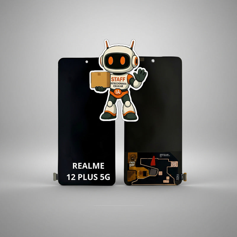 Pantalla Realme 12 Plus 5g Rmx3867 Oled Marco Alta Calidad Negro