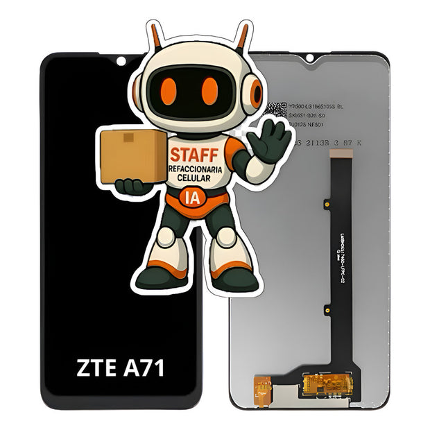 Pantalla Compatible Zte A71 Alta Calidad Premium Negro
